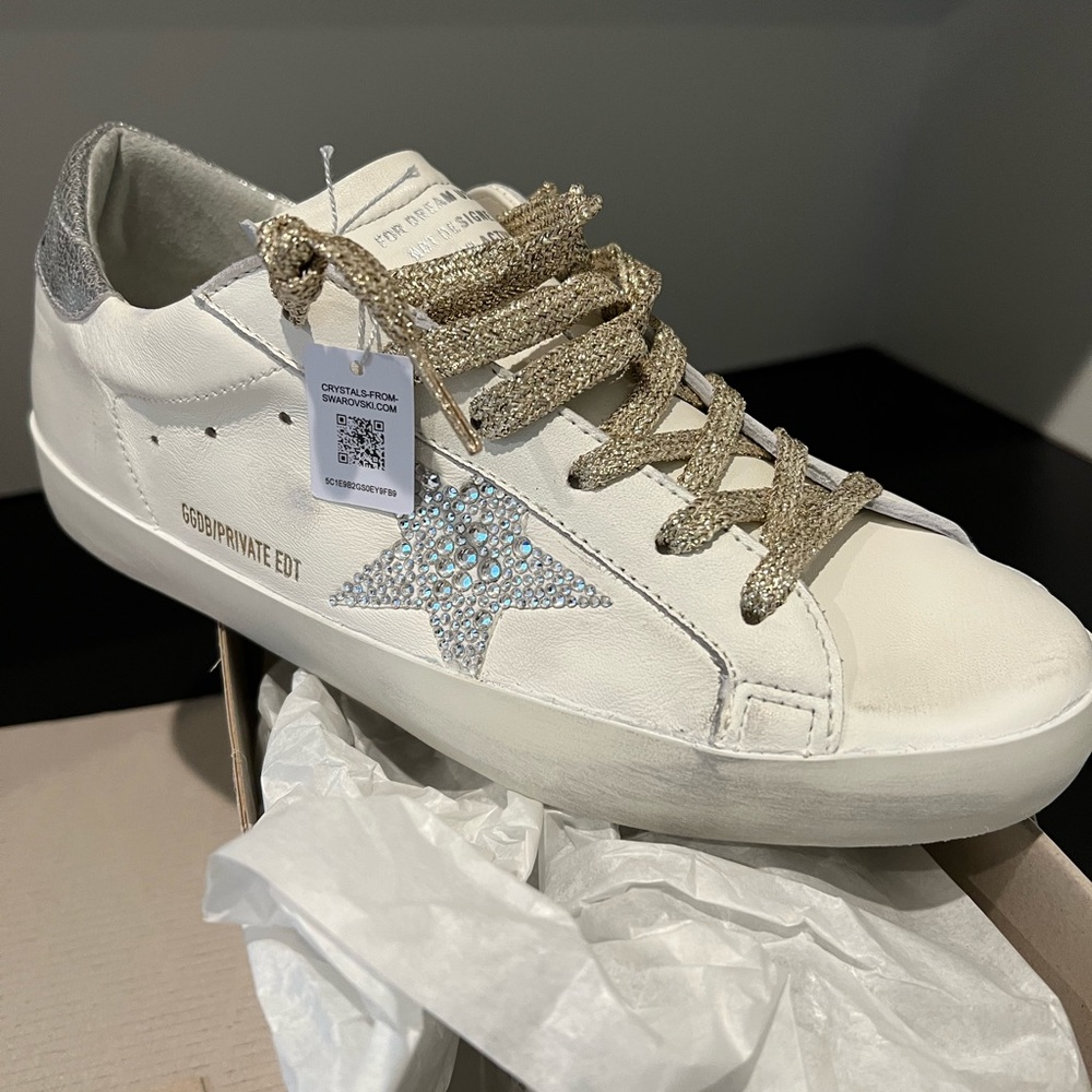 Golden Goose NMX superstar Crystal S. Ladies sz 9B sold out everywhere